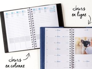 Agenda à spirales, Agenda rembordé