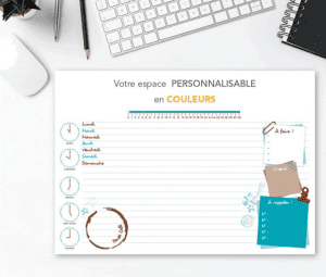 Sous main standard, Sous main publicitaire, Sous main calendrier
