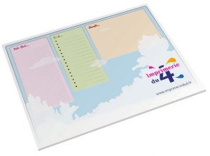 Sous main standard, Sous main publicitaire, Sous main calendrier – Image 2